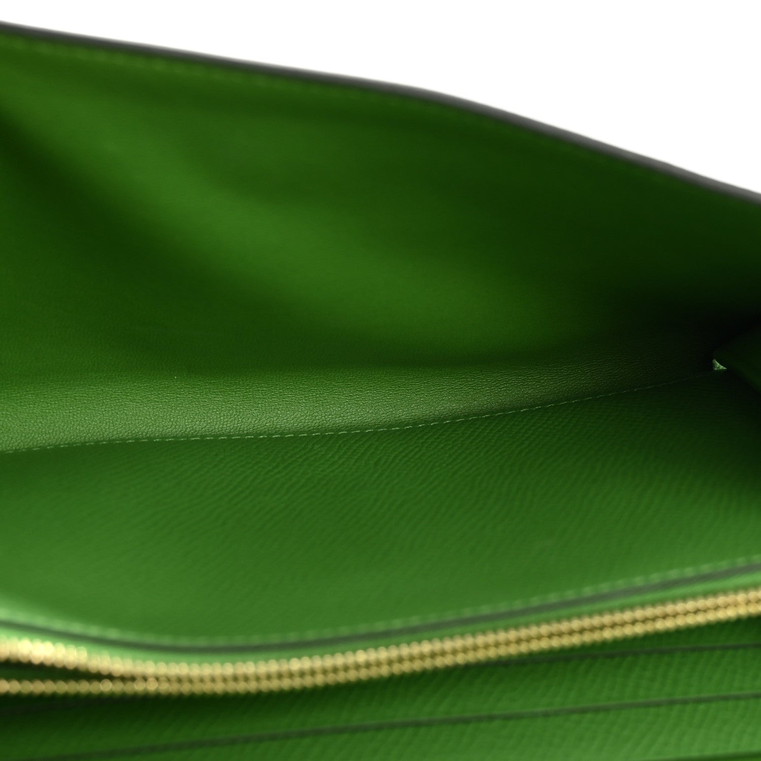 HERMES CONSTANCE TO GO WALLET VERT YUCCA EPSOM GOLD HARDWARE