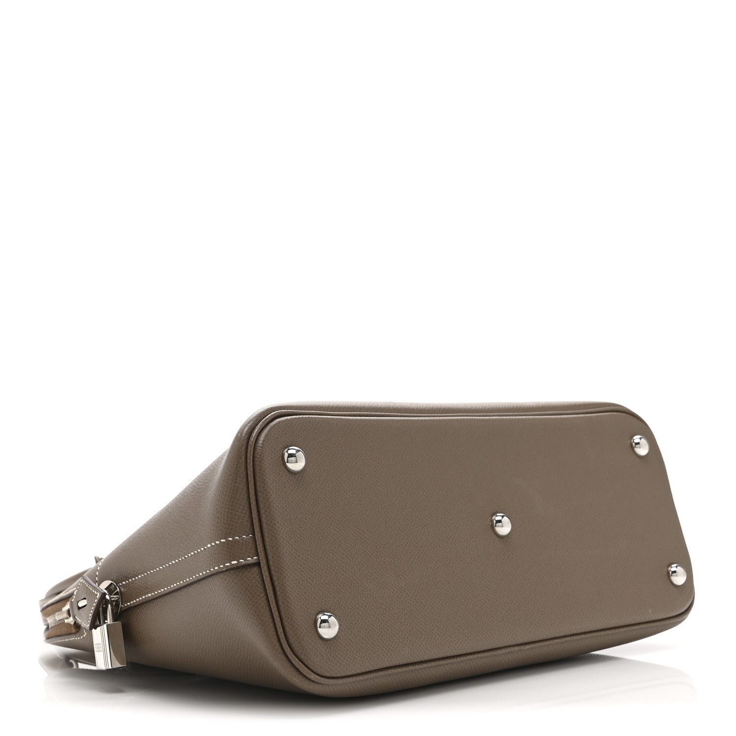 HERMES BOLIDE 31 ETOUPE EPSOM SILVER HARDWARE