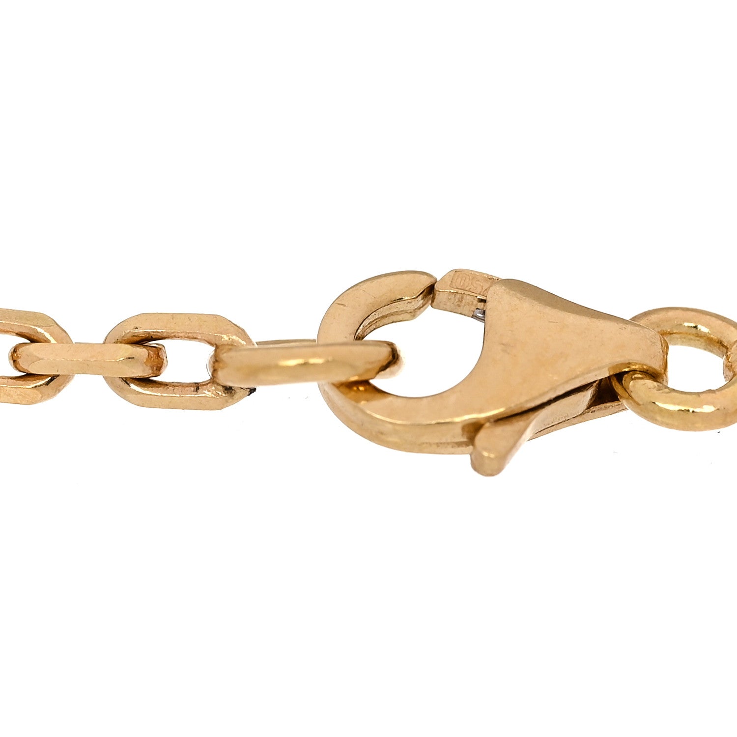 Van Cleef & Arpels 18K Yellow Gold Mother-of-Pearl Malachite Carnelian Tiger's Eye 4-Motif Lucky Alhambra Bracelet