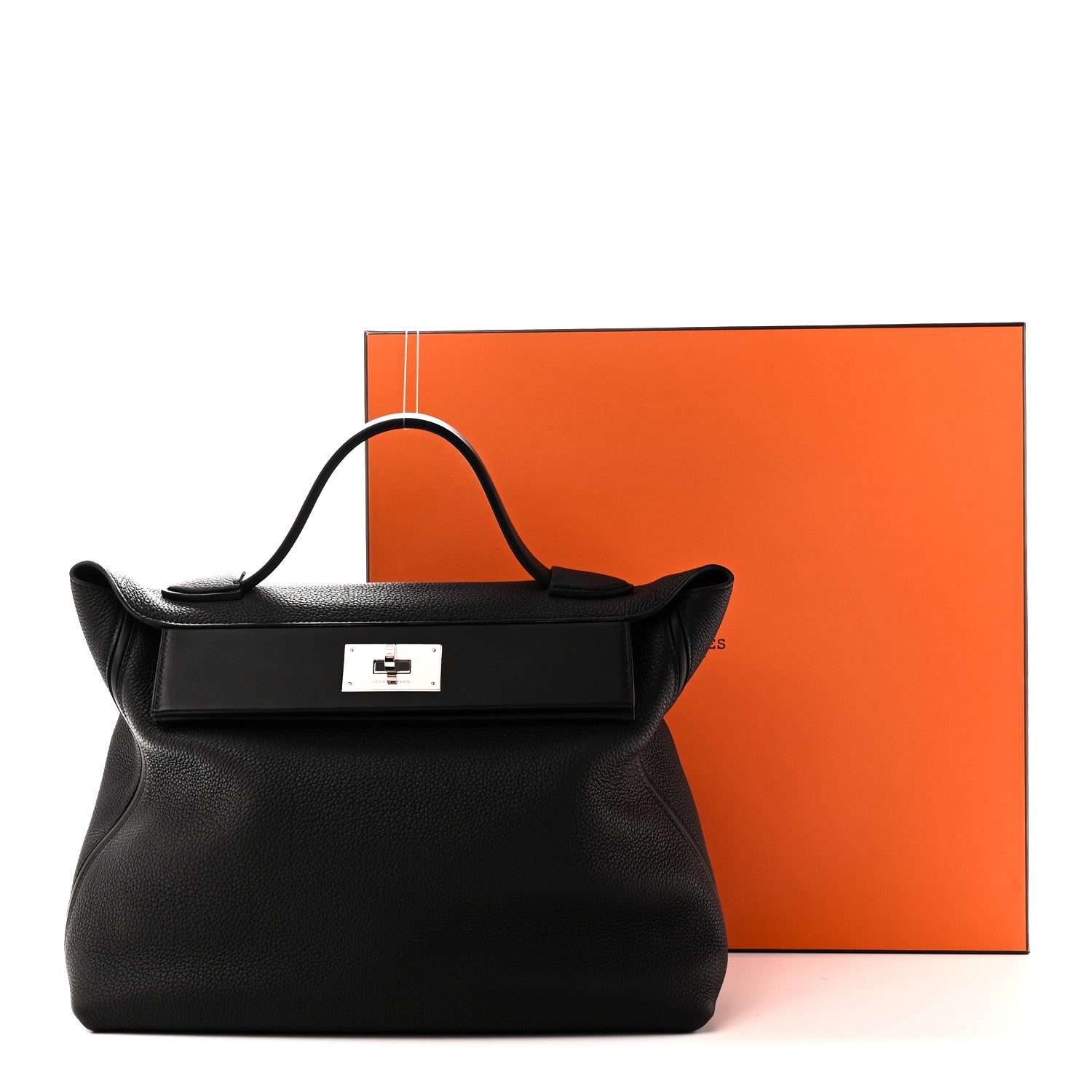 エルメス 24/24 ヴァンキャトル 35 Black スイフト / トゴ シルバー金具 HERMES 24/24 35 BLACK SWIFT / TOGO SILVER HARDWARE