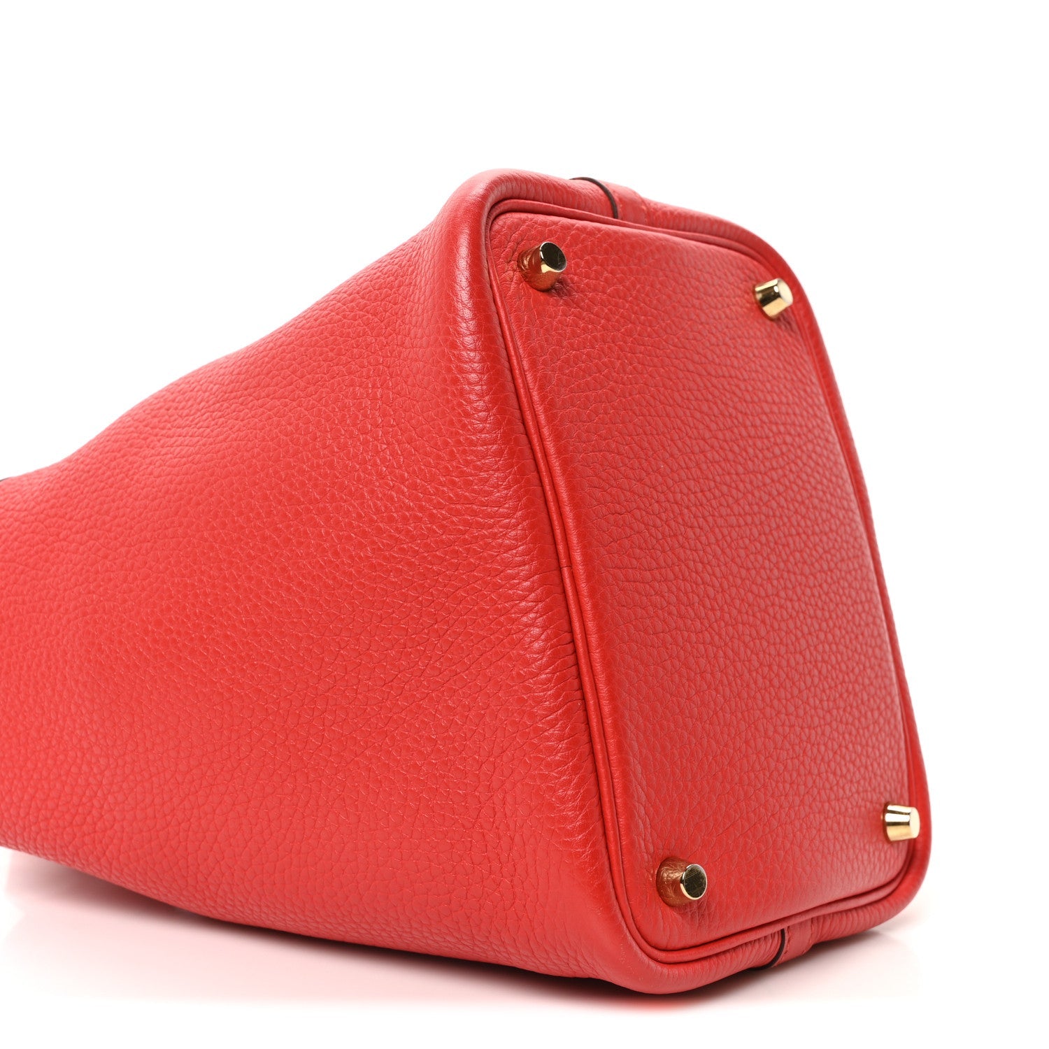 HERMES PICOTIN LOCK PM 18 ROUGE TOMATE TAURILLON CLEMENCE GOLD HARDWARE