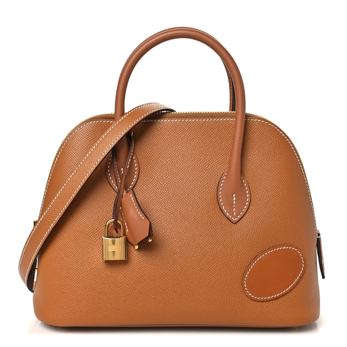 Hermès Bolide 1923 25 Gold Fauve Vache Hunter / Epsom / Swift Gold Hardware