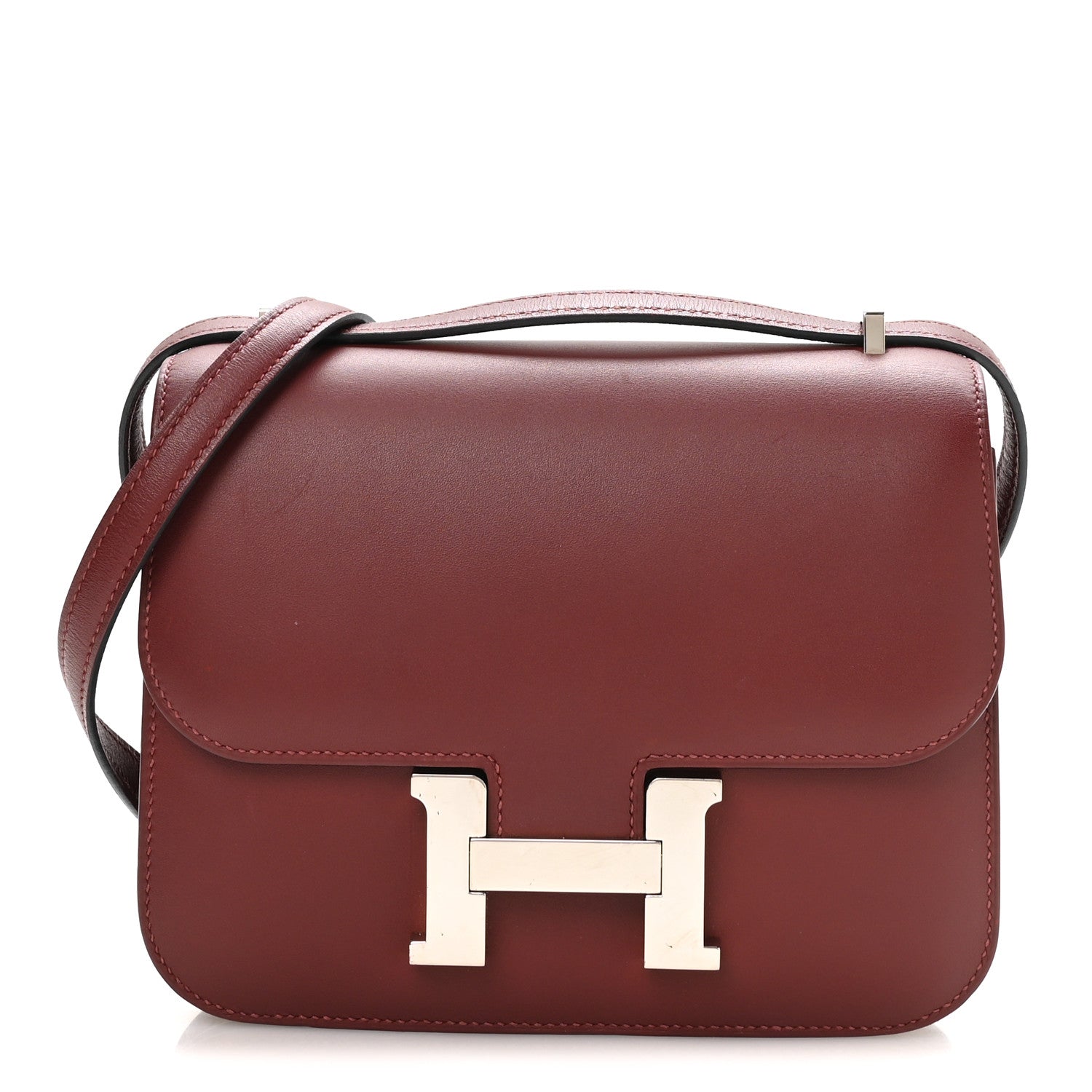 エルメス ミニコンスタンス 18 Rouge H スイフト シルバー金具 HERMES MINI CONSTANCE 18 ROUGE H SWIFT SILVER HARDWARE