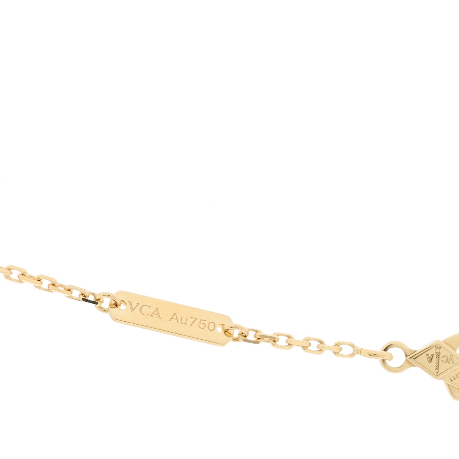 ヴァンクリーフ&アーペル ヴィンテージアルハンブラ ペンダントネックレス カーネリアン 18K イエローゴールド VAN CLEEF & ARPELS VINTAGE ALHAMBRA PENDANT NECKLACE CARNELIAN 18K YELLOW GOLD