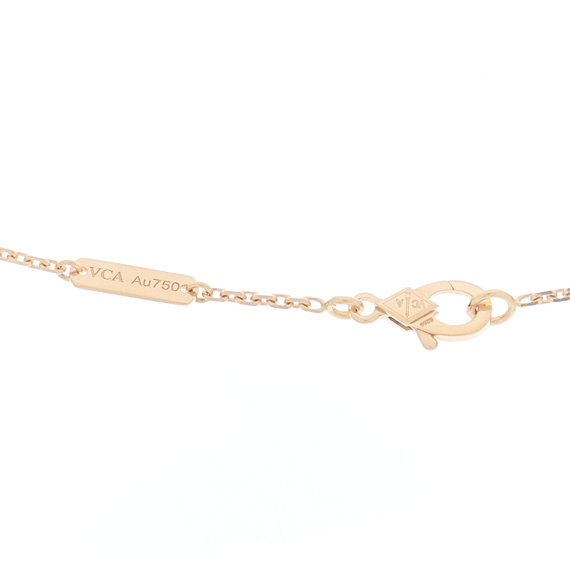 ヴァンクリーフ&アーペル ヴィンテージアルハンブラ ペンダントネックレス ダイヤモンド 18K ローズゴールド VAN CLEEF & ARPELS VINTAGE ALHAMBRA PENDANT NECKLACE DIAMOND 18K ROSE GOLD