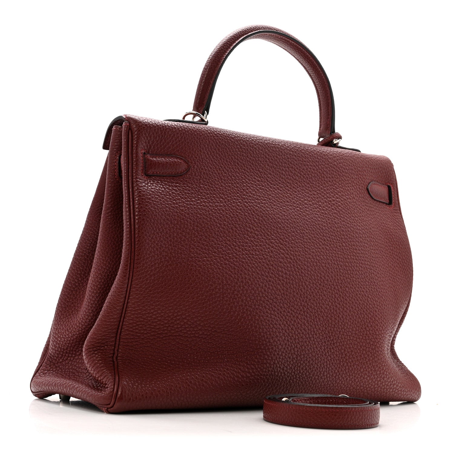 エルメス ケリー35 内縫い Rouge H トゴ シルバー金具 HERMES KELLY35 RETOURNE ROUGE H TOGO SILVER HARDWARE