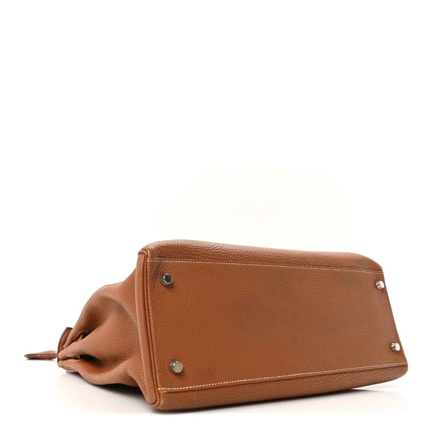 HERMES KELLY 35 RETOURNE GOLD TAURILLON CLEMENCE SILVER HARDWARE