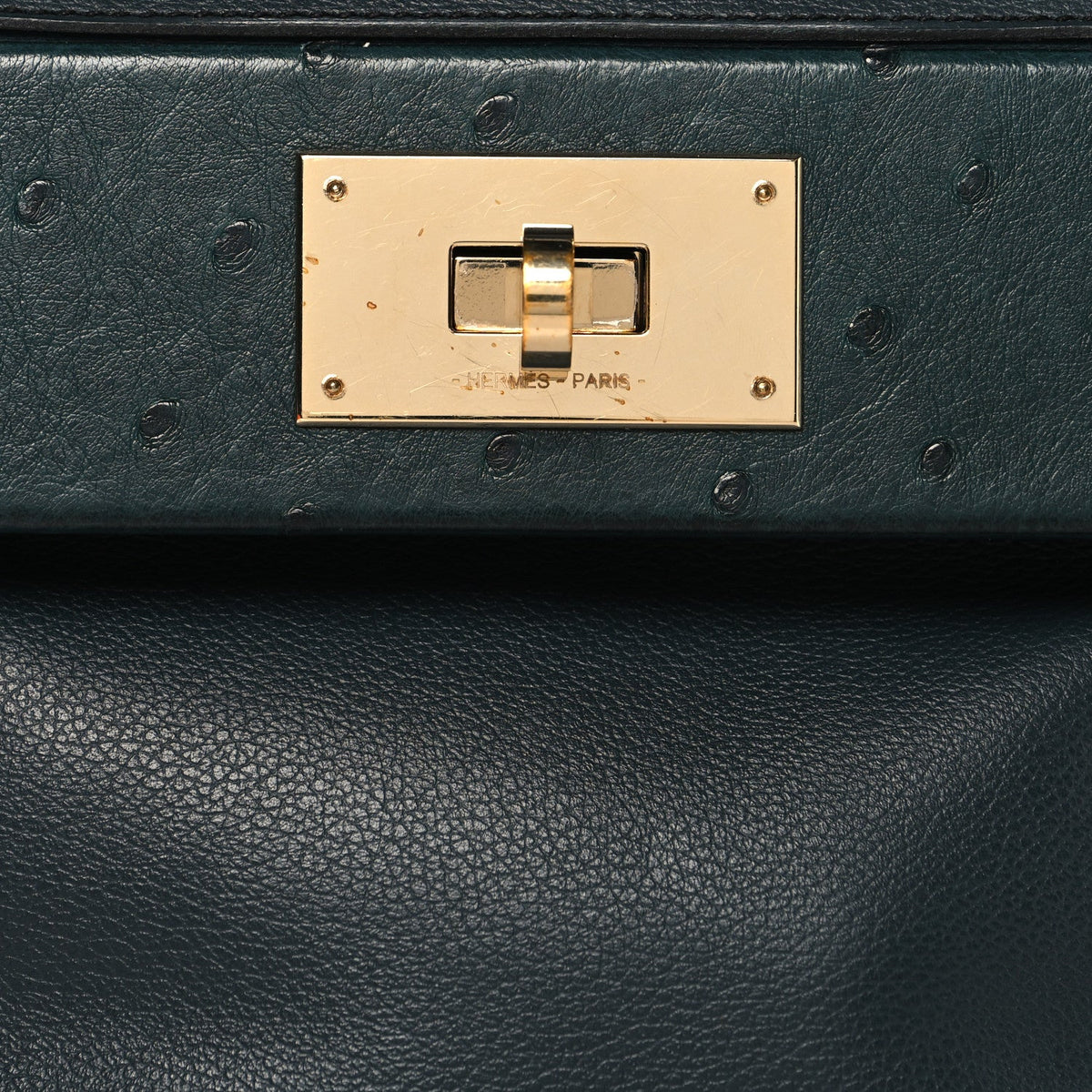 エルメス 24/24 ミニヴァンキャトル 21 Vert Rousseau Vert Cypress エバーカラー / オーストリッチ ゴールド金具 HERMES 24/24 21 VERT ROUSSEAU VERT CYPRESS EVERCOLOR / OSTRICH GOLD HARDWARE