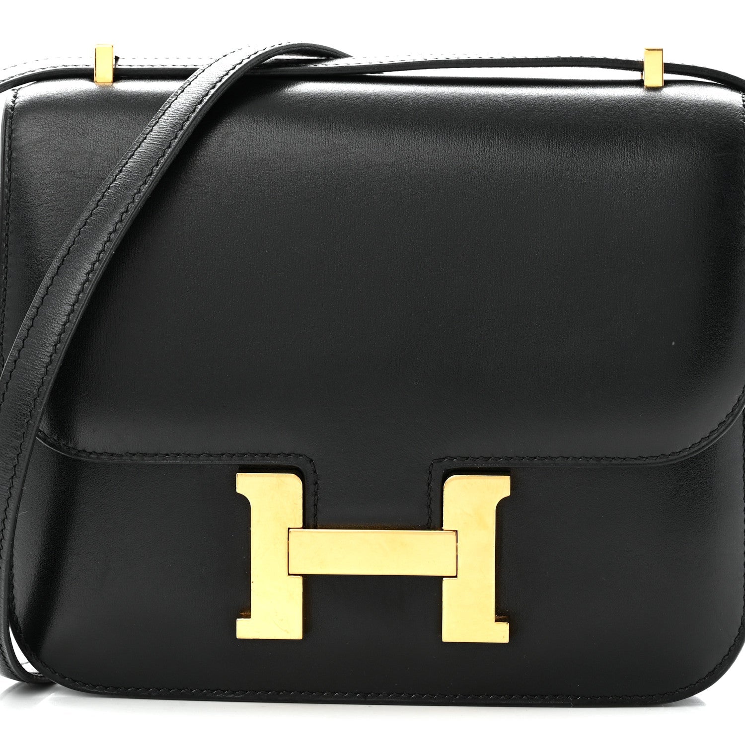 エルメス ミニコンスタンス 18 Black ボックス ゴールド金具 HERMES MINI CONSTANCE 18 BLACK BOX GOLD HARDWARE