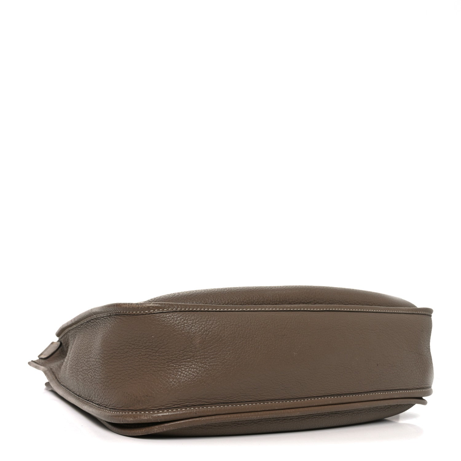 HERMES EVELYNE GM ETOUPE TAURILLON CLEMENCE SILVER HARDWARE