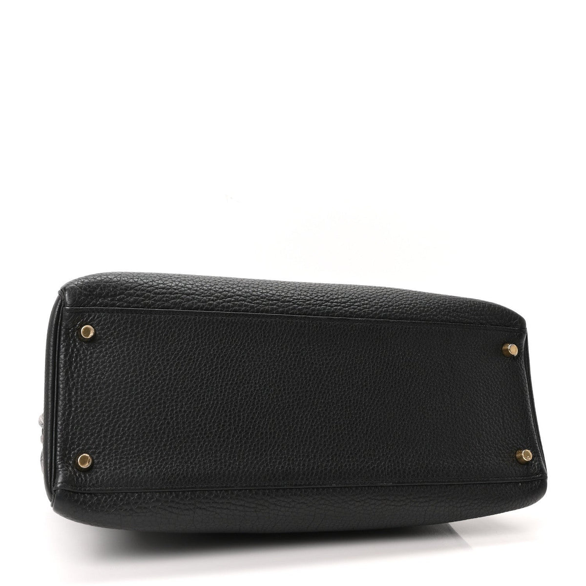 Hermes Kelly 35 Retourne Black Togo Gold Hardware
