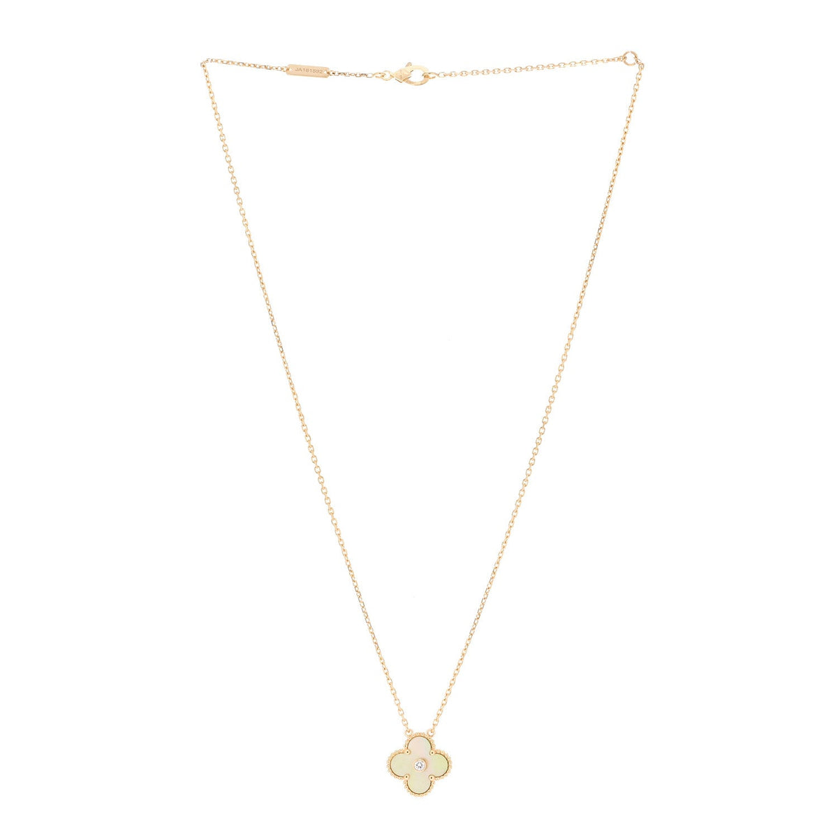 ヴァンクリーフ&アーペル ヴィンテージアルハンブラ ペンダントネックレス マルチカラー 18K イエローゴールド VAN CLEEF & ARPELS VINTAGE ALHAMBRA PENDANT NECKLACE MULTICOLOR 18K YELLOW GOLD