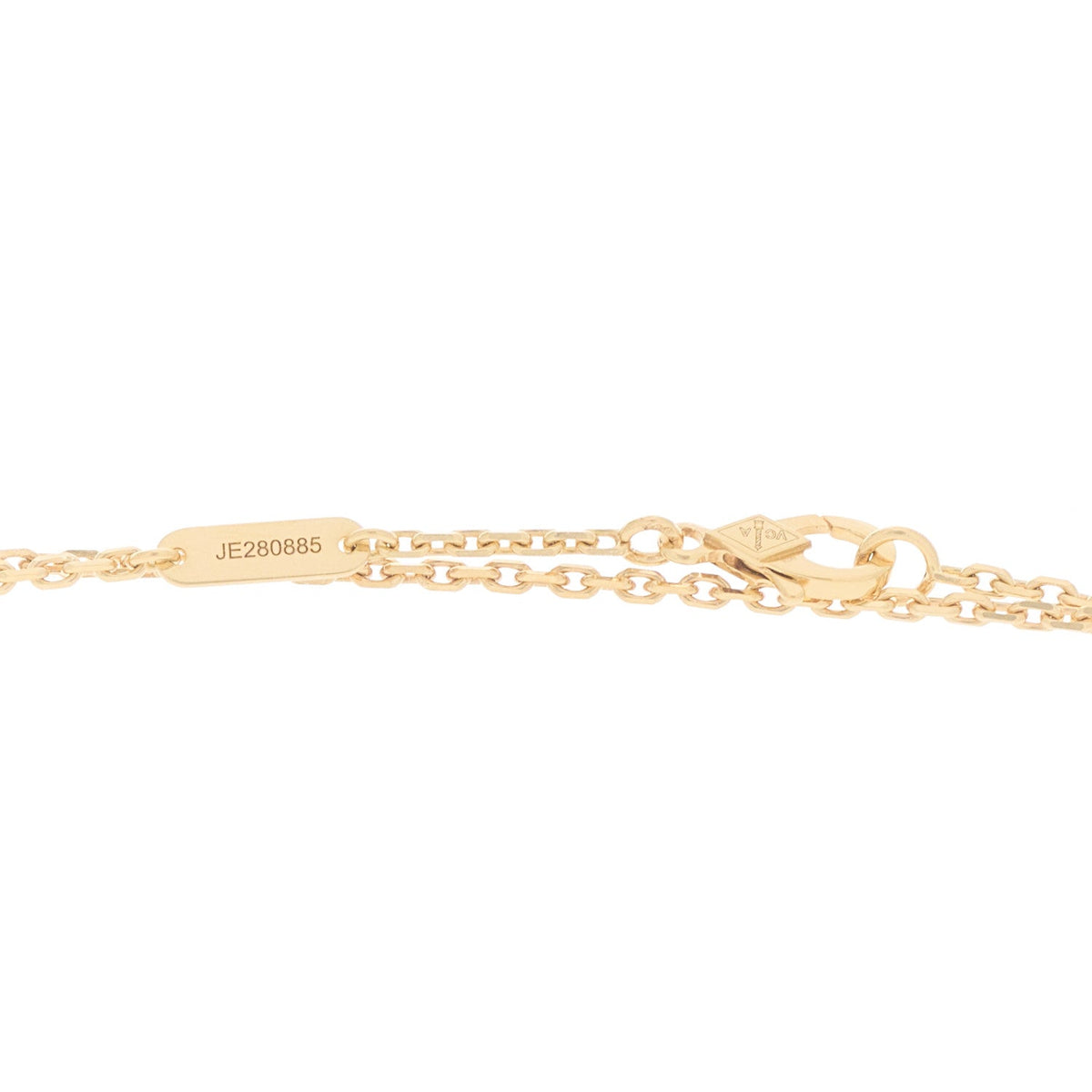 Van Cleef & Arpels Magic Alhambra Long Necklace Mother of Pearl 18K Yellow Gold