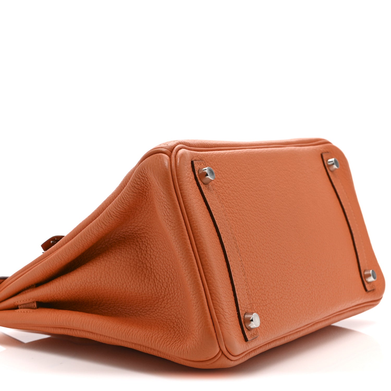エルメス バーキン 30 Orange トリヨンクレマンス シルバー金具 HERMES BIRKIN 30 ORANGE TAURILLON CLEMENCE SILVER HARDWARE