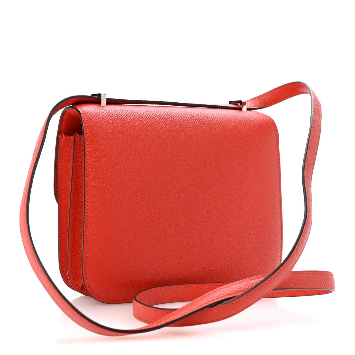 エルメス ミニコンスタンス 18 Capucine Sanguine エプソン エナメル金具 HERMES MINI CONSTANCE 18 CAPUCINE SANGUINE EPSOM