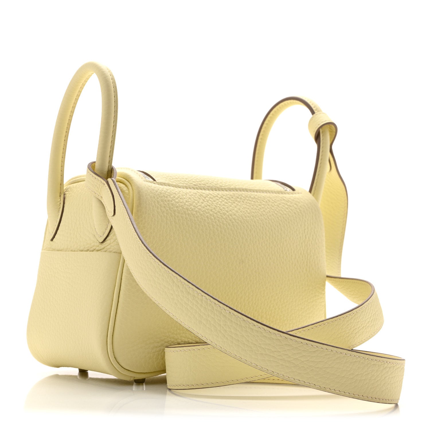 エルメス リンディ 20 Jaune Milton トリヨンクレマンス シルバー金具 HERMES LINDY 20 JAUNE MILTON TAURILLON CLEMENCE SILVER HARDWARE