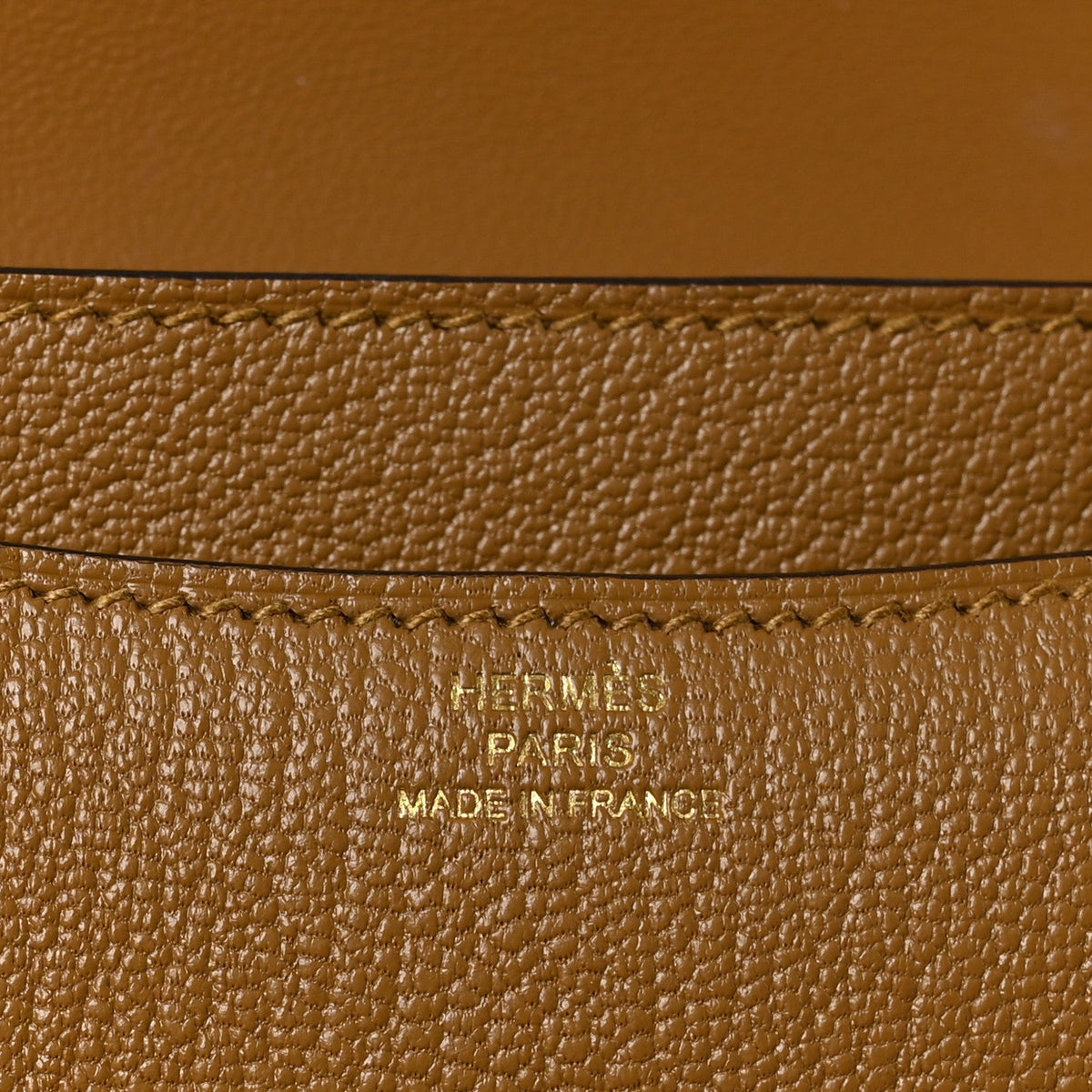 エルメス ミニコンスタンス 18 Kraft シェーブルミゾール ゴールド金具 HERMES MINI CONSTANCE 18 KRAFT CHEVRE MYSORE GOLD HARDWARE