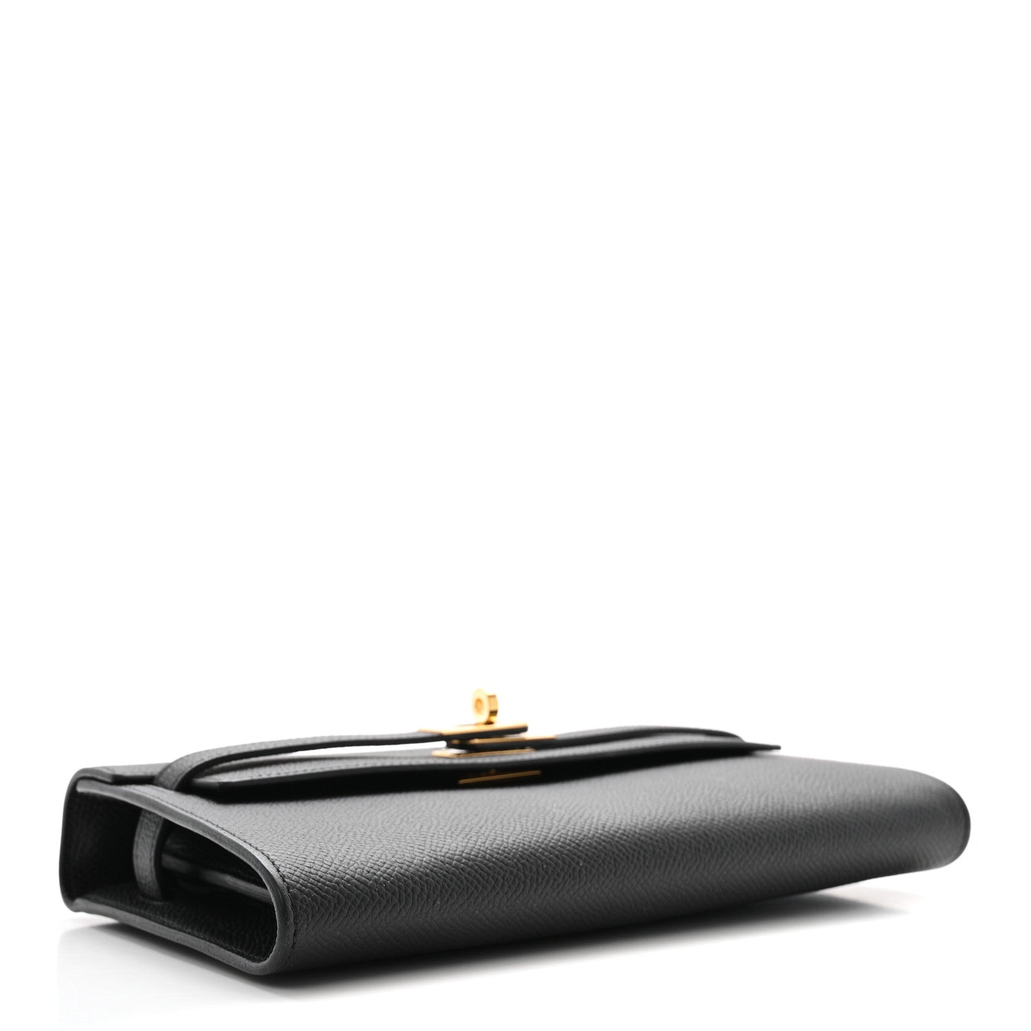 エルメス ケリートゥーゴー 長財布 Black エプソン ゴールド金具 HERMES KELLY TO GO WALLET BLACK EPSOM GOLD HARDWARE