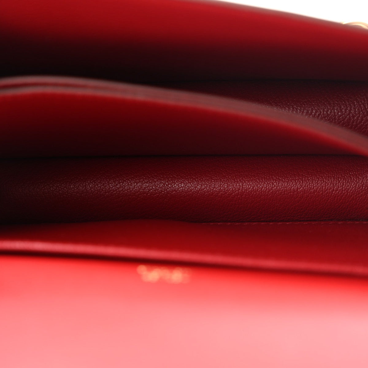 Hermes Mini Roulis Rouge Piment Allegro Gold Hardware