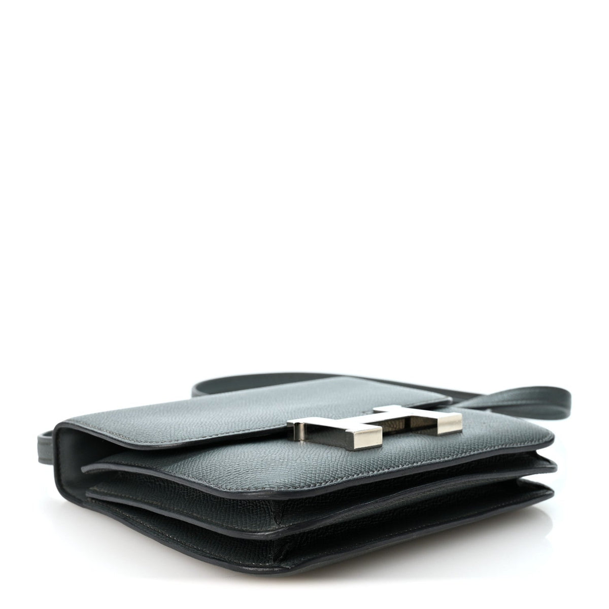 Hermès Mini Constance 18 Bleu Orage Epsom Silver Hardware