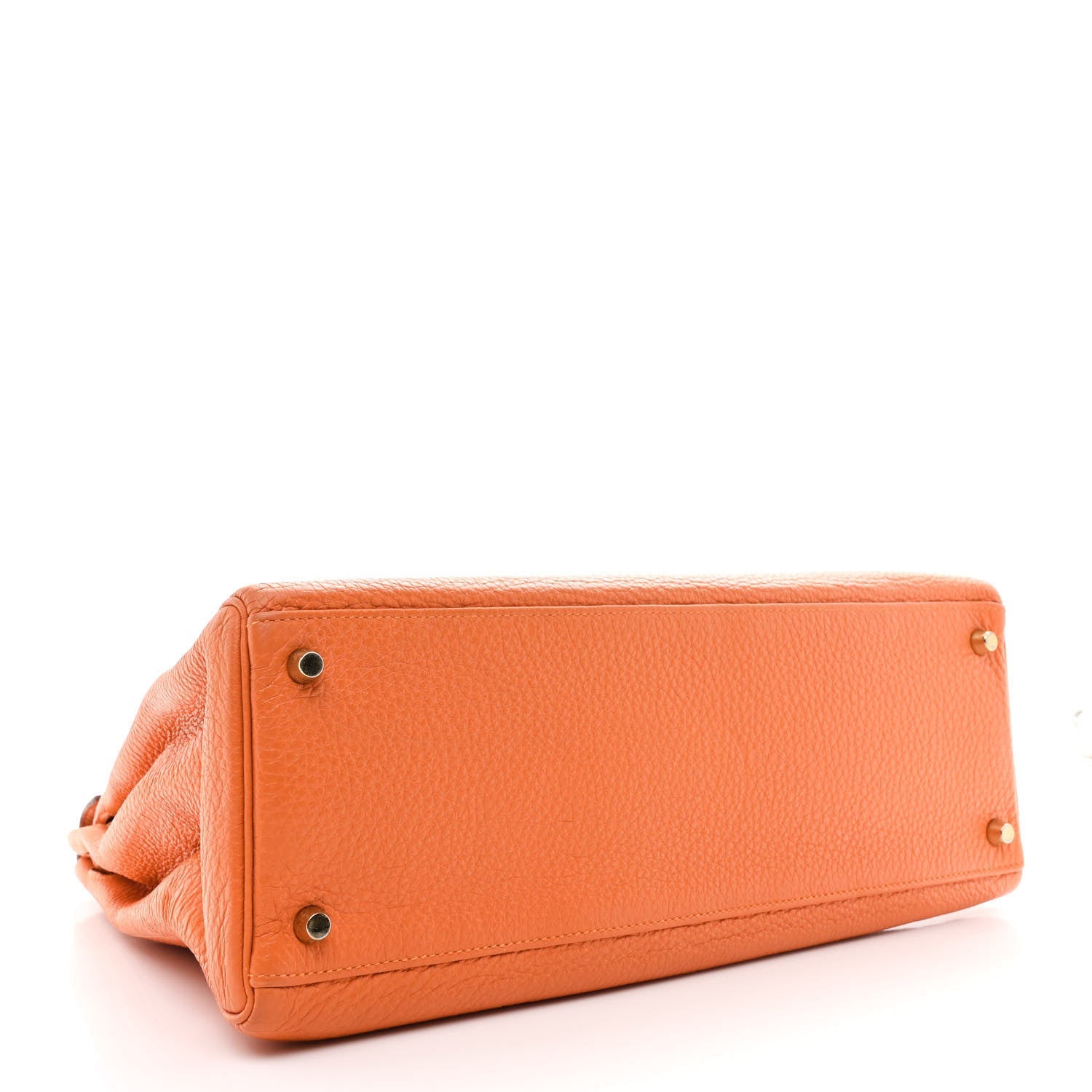 HERMES KELLY 35 SELLIER ORANGE TOGO GOLD HARDWARE