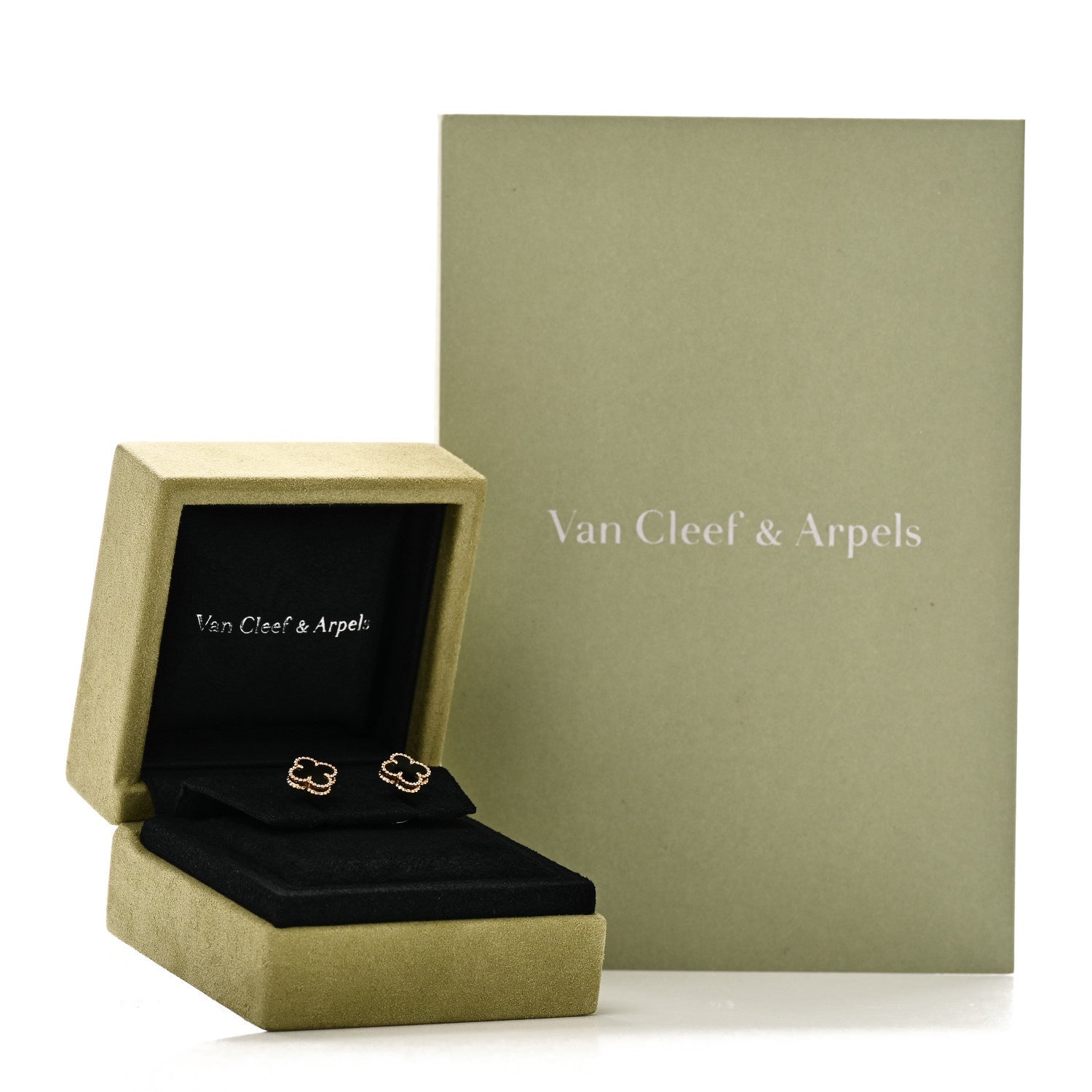 ヴァンクリーフ&アーペル スウィートアルハンブラ ピアス ブラックオニキス 18K イエローゴールド VAN CLEEF & ARPELS SWEET ALHAMBRA EARRINGS BLACK ONYX 18K YELLOW GOLD