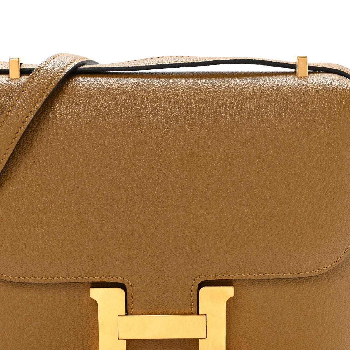 エルメス ミニコンスタンス 18 Kraft シェーブルミゾール ゴールド金具 HERMES MINI CONSTANCE 18 KRAFT CHEVRE MYSORE GOLD HARDWARE