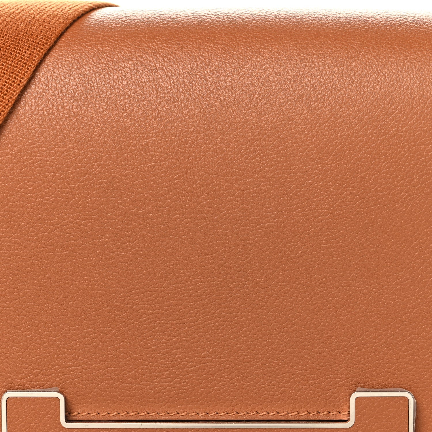 HERMES GETA GOLD EVERCOLOR SILVER HARDWARE