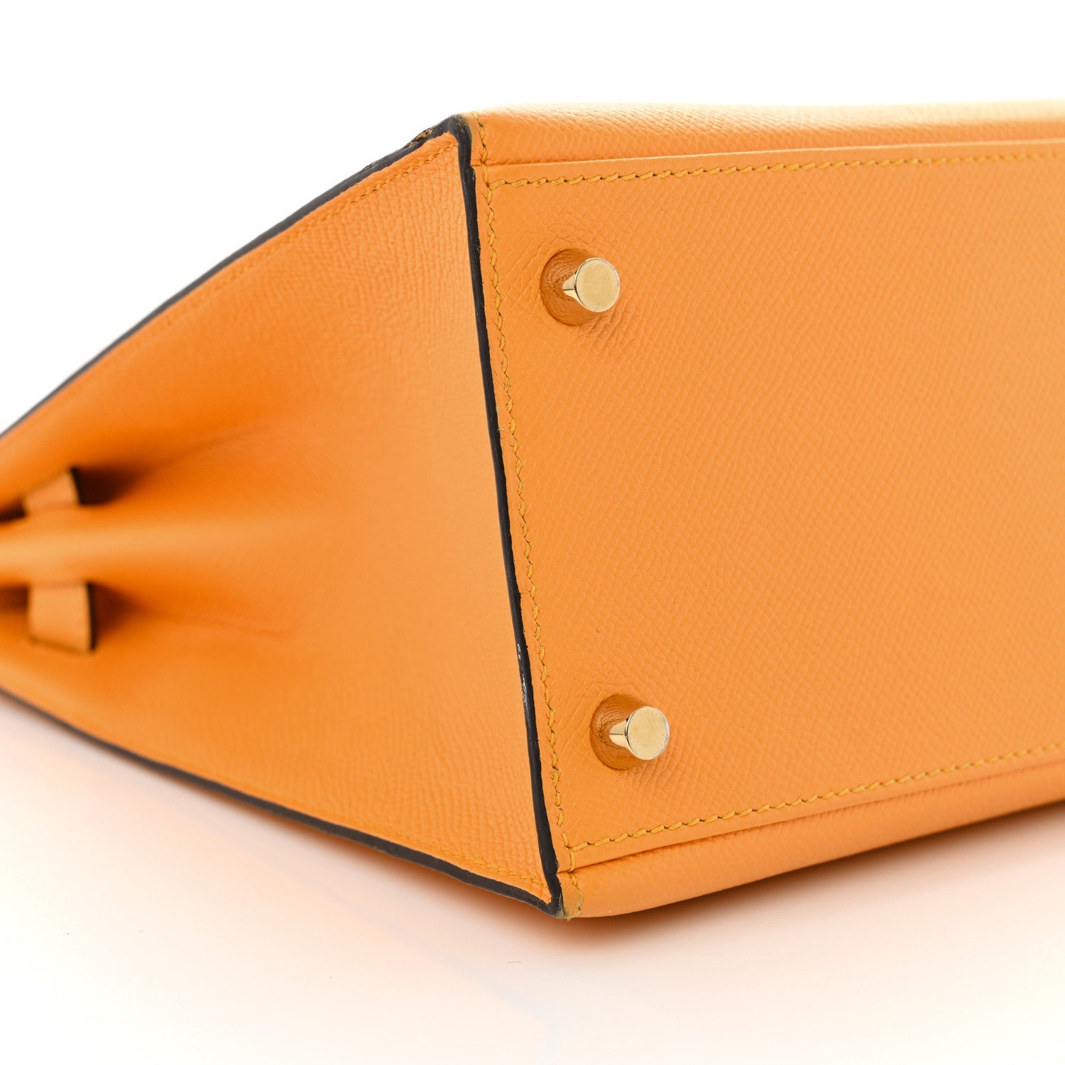HERMES KELLY 28 SELLIER HSS PERSONAL ORDER JAUNE D'OR ETAIN EPSOM GOLD HARDWARE