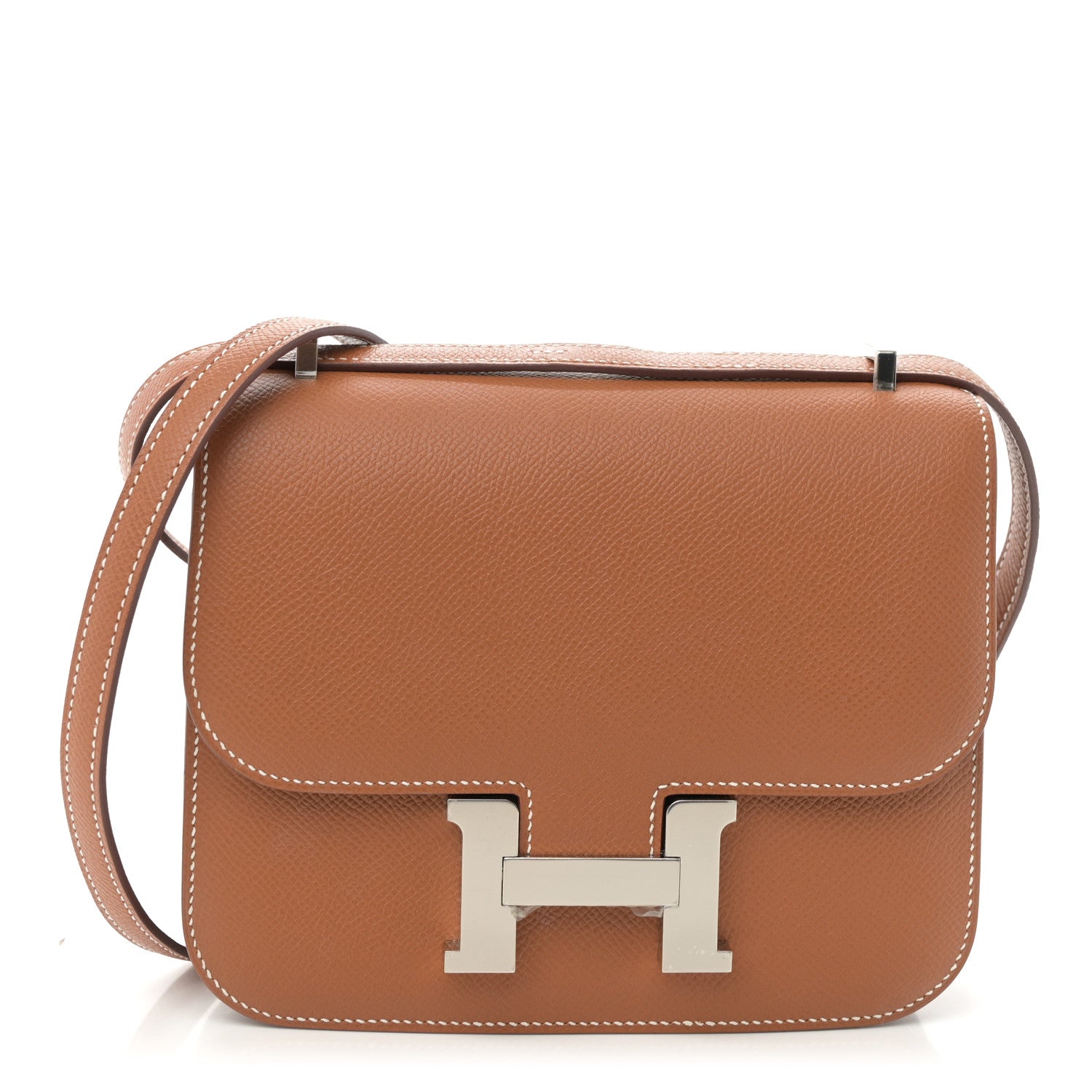 エルメス ミニコンスタンス 18 Gold エプソン シルバー金具 HERMES MINI CONSTANCE 18 GOLD EPSOM SILVER HARDWARE