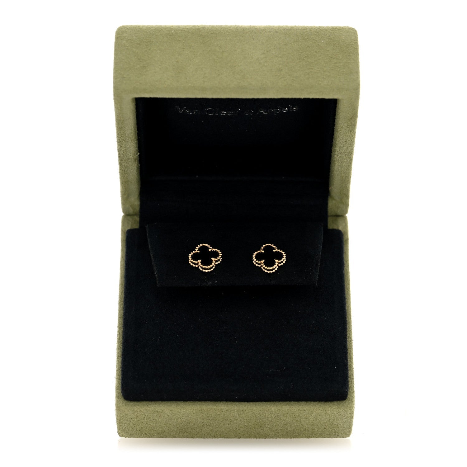 ヴァンクリーフ&アーペル スウィートアルハンブラ ピアス ブラックオニキス 18K イエローゴールド VAN CLEEF & ARPELS SWEET ALHAMBRA EARRINGS BLACK ONYX 18K YELLOW GOLD