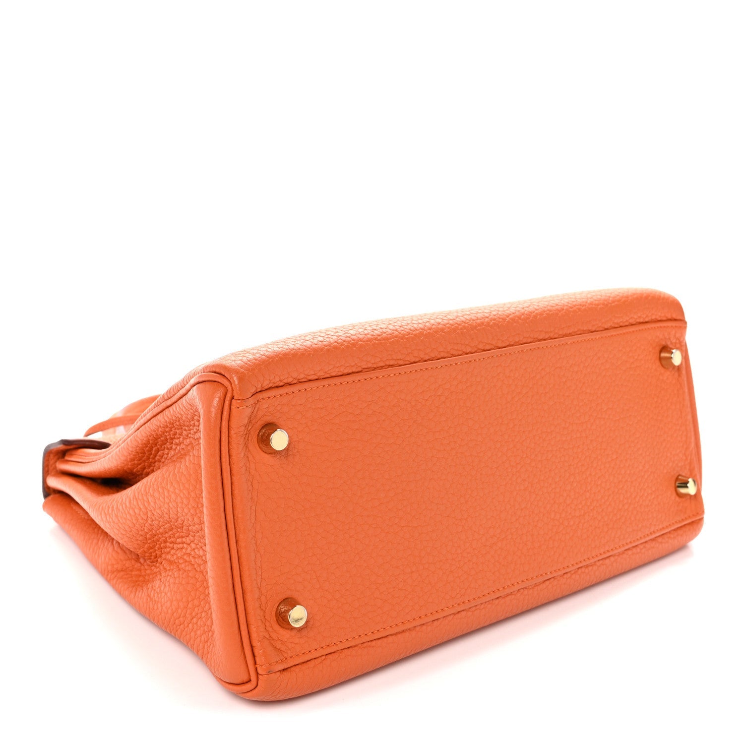 エルメス ケリー 28 内縫い Orange トリヨンクレマンス ゴールド金具 HERMES KELLY 28 RETOURNE ORANGE TAURILLON CLEMENCE GOLD HARDWARE