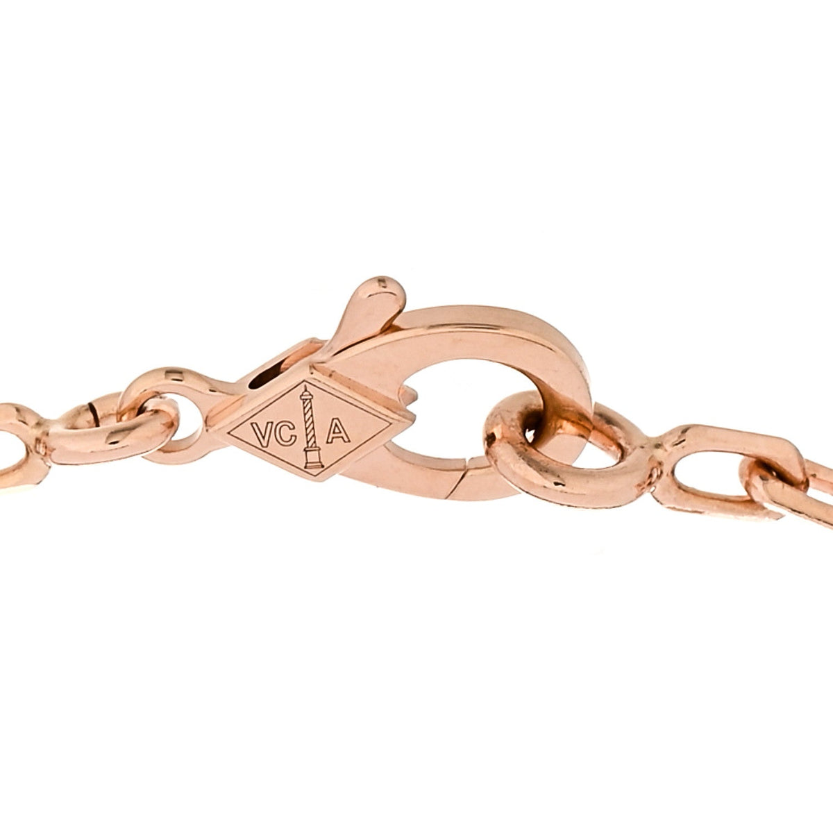 ヴァンクリーフ&アーペル ヴィンテージアルハンブラ 5モチーフ ブレスレット マルチカラー 18K ローズゴールド VAN CLEEF & ARPELS VINTAGE ALHAMBRA 5 MOTIFS BRACELET MULTICOLOR 18K ROSE GOLD