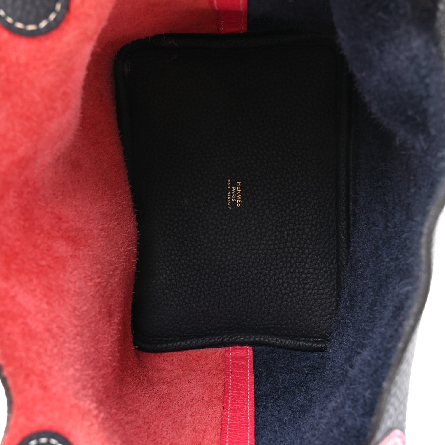 HERMES PICOTIN LOCK PM 18 ROSE EXTREME BLEU NUIT TAURILLON CLEMENCE GOLD HARDWARE