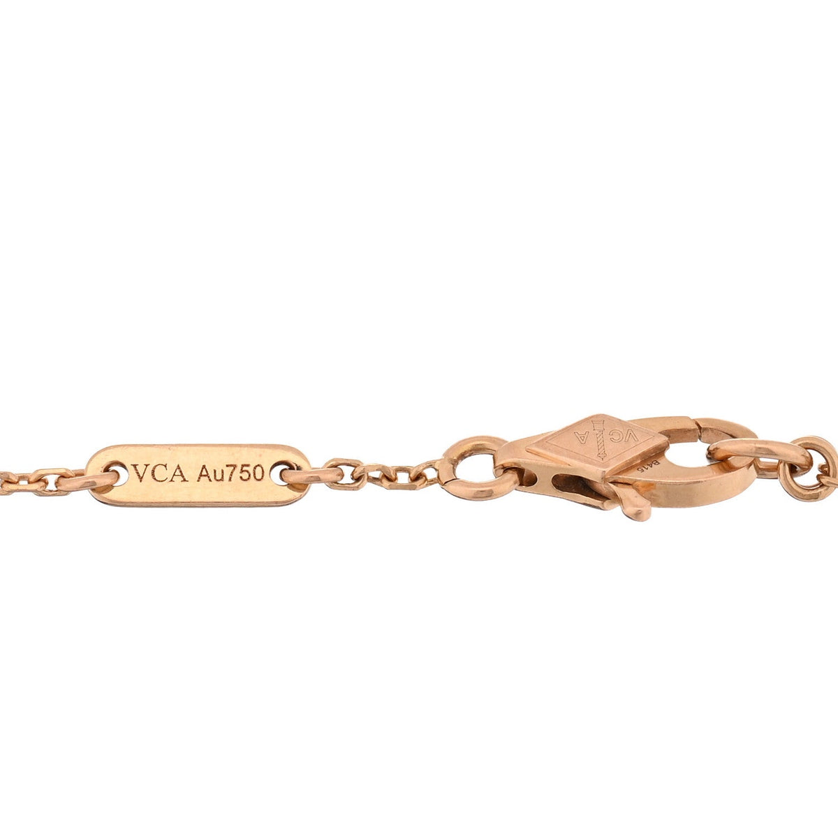 ヴァンクリーフ&アーペル スウィートアルハンブラ ブレスレット カーネリアン 18K ローズゴールド VAN CLEEF & ARPELS SWEET ALHAMBRA BRACELET CARNELIAN 18K ROSE GOLD