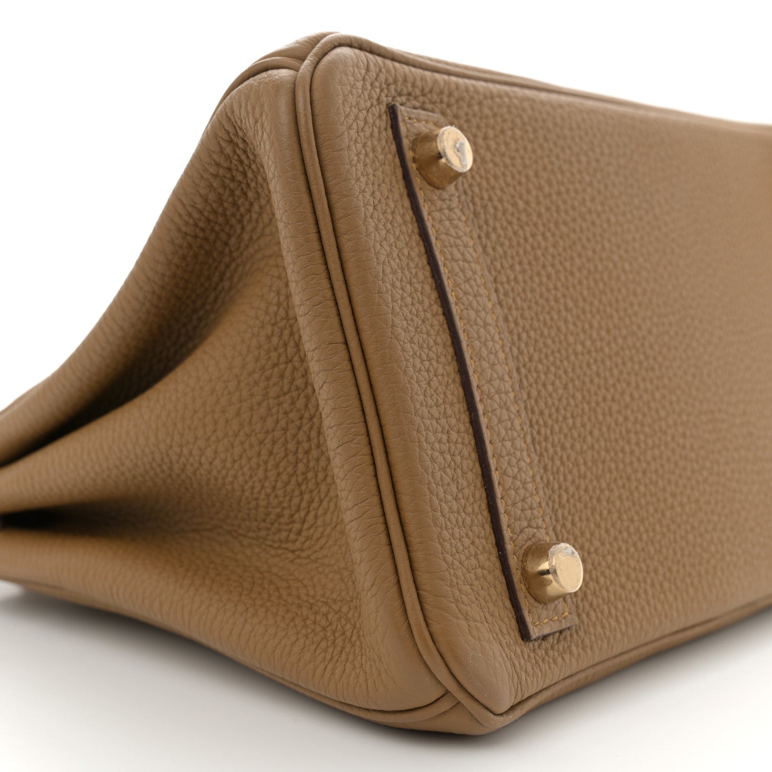 HERMES BIRKIN 25 BRONZE DORE TOGO GOLD HARDWARE