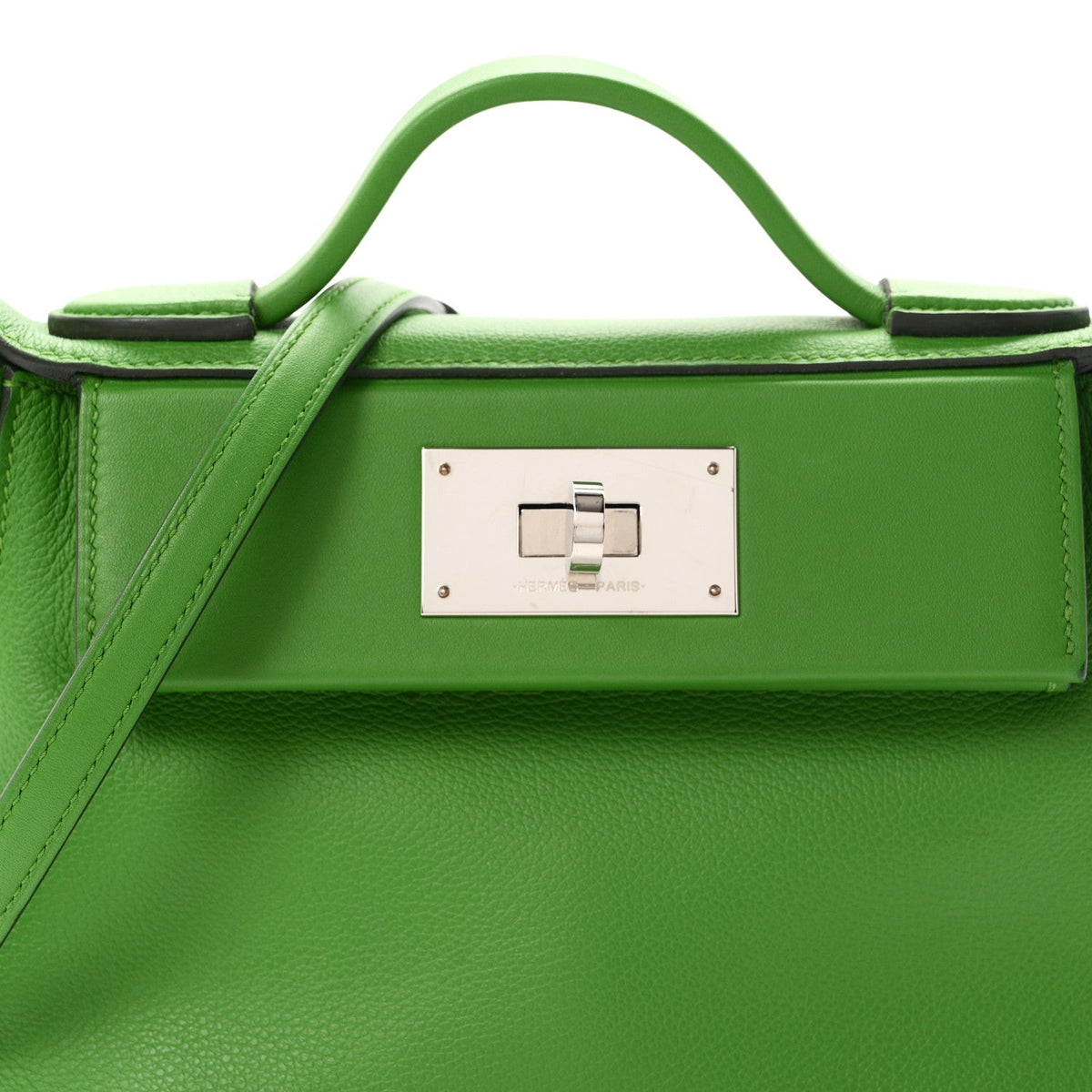 エルメス 24/24 ミニヴァンキャトル 21 Vert Yucca エバーカラー / スイフト シルバー金具 HERMES 24/24 21 VERT YUCCA EVERCOLOR / SWIFT SILVER HARDWARE