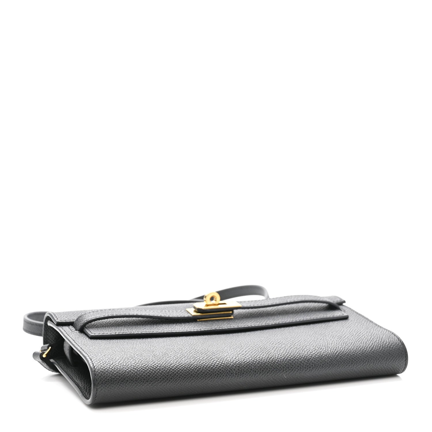 エルメス ケリートゥーゴー 長財布 Black エプソン ゴールド金具 HERMES KELLY TO GO WALLET BLACK EPSOM GOLD HARDWARE