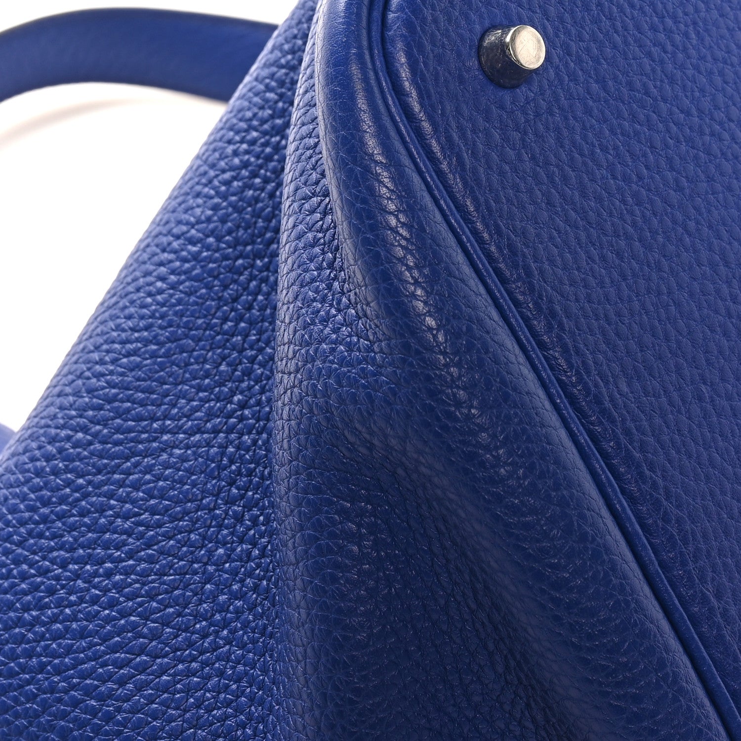 HERMES PICOTIN MM 22 BLEU ELECTRIQUE TAURILLON CLEMENCE SILVER HARDWARE
