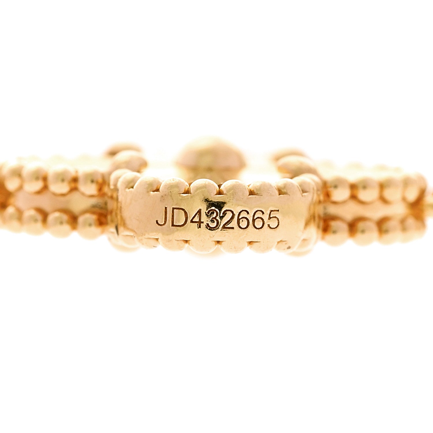 ヴァンクリーフ&アーペル ヴィンテージアルハンブラ 10モチーフ ネックレス ギョーシェ 18K イエローゴールド VAN CLEEF & ARPELS VINTAGE ALHAMBRA 10 MOTIFS NECKLACE GUILLOCHÉ 18K YELLOW GOLD