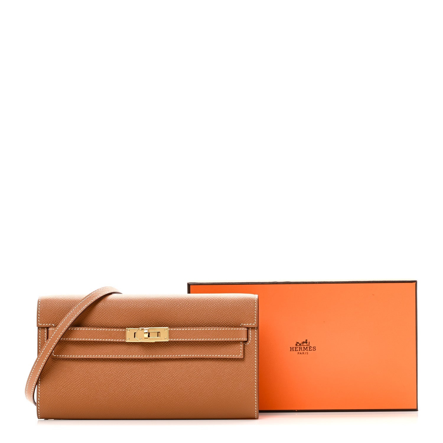 エルメス ケリートゥーゴー 長財布 Gold エプソン ゴールド金具 HERMES KELLY TO GO WALLET GOLD EPSOM GOLD HARDWARE