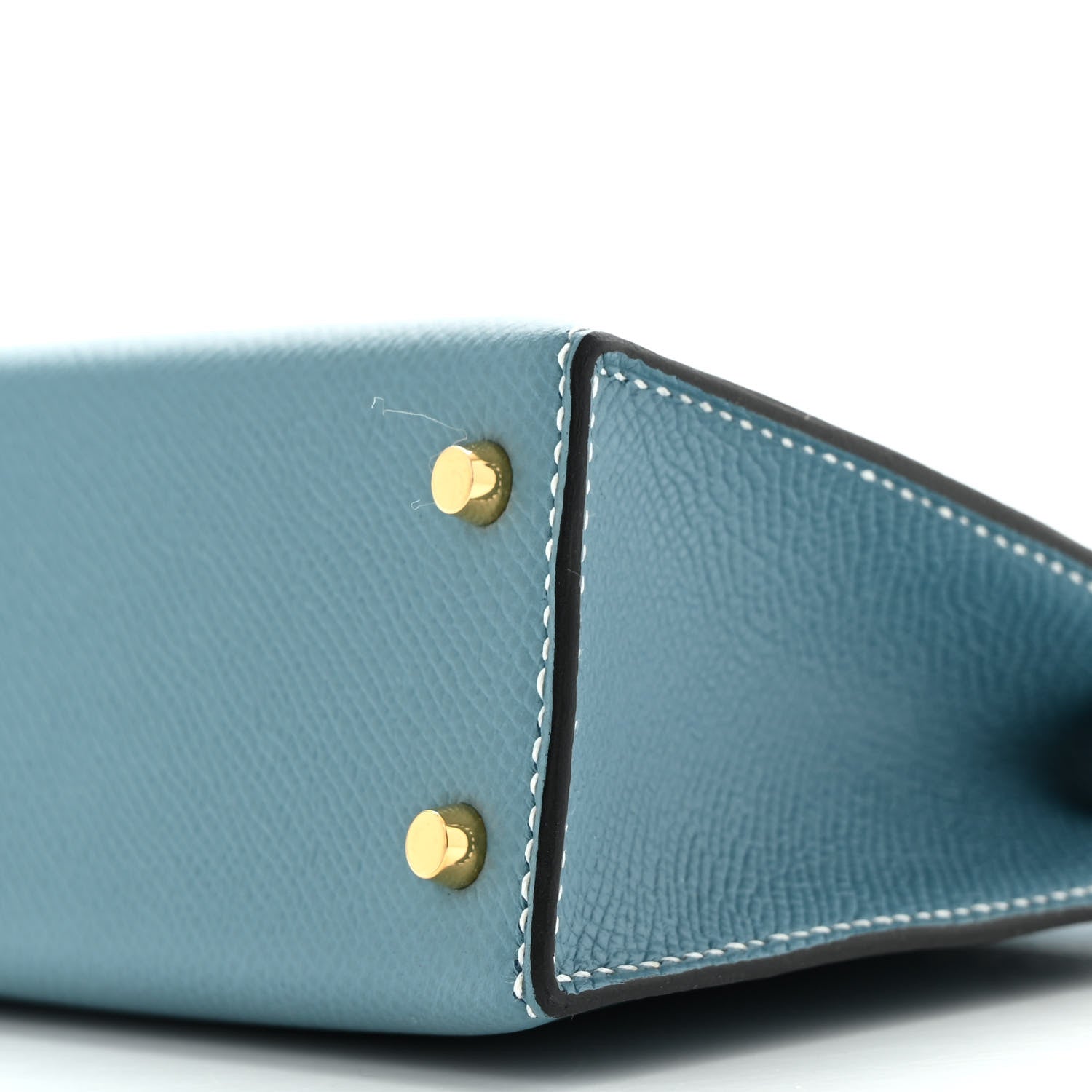 エルメス ミニケリー 20 外縫い New Blue Jean エプソン ゴールド金具 HERMES MINI KELLY 20 SELLIER NEW BLUE JEAN EPSOM GOLD HARDWARE