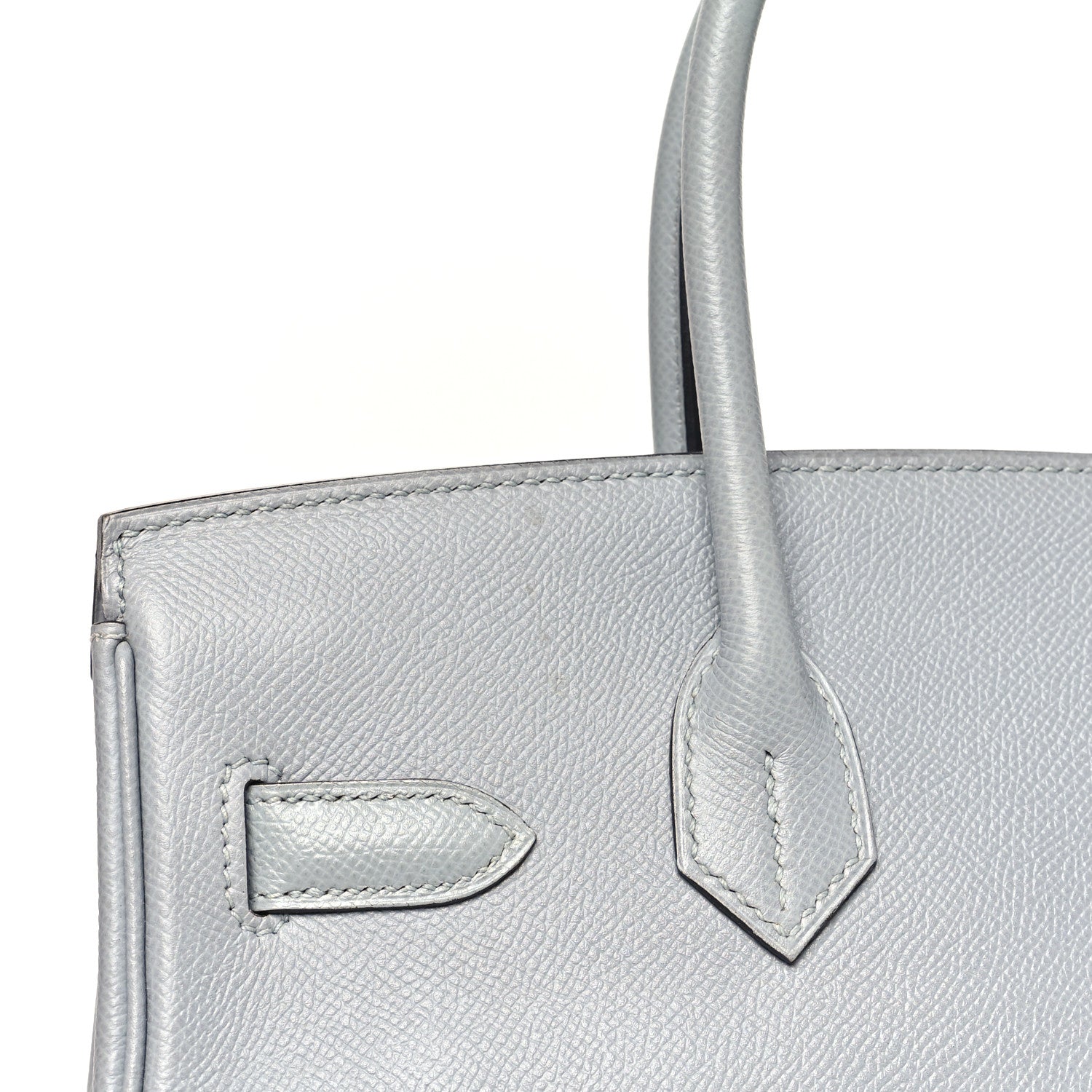 HERMES BIRKIN 30 GRIS MOUETTE EPSOM GOLD HARDWARE