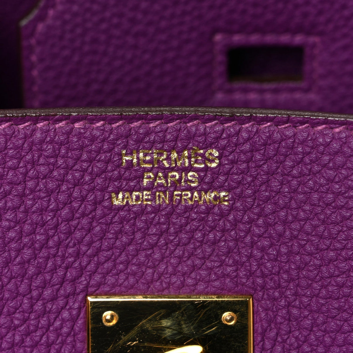 Hermès Birkin 35 Anemone Togo Gold Hardware
