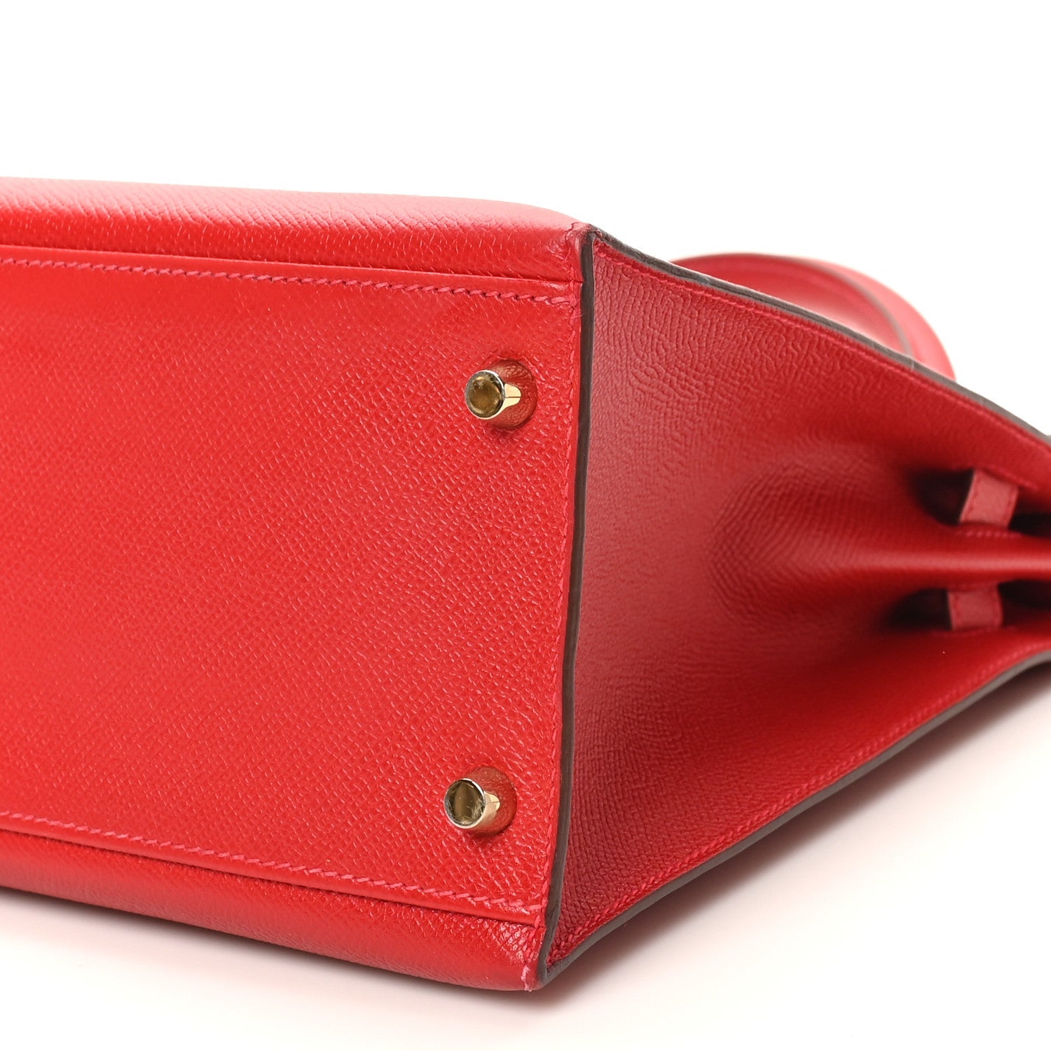 HERMES KELLY 32 SELLIER ROUGE CASAQUE EPSOM GOLD HARDWARE