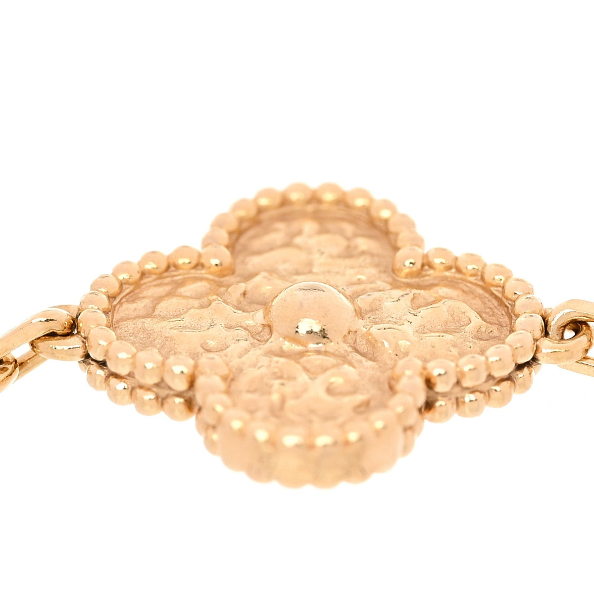 ヴァンクリーフ&アーペル ヴィンテージアルハンブラ 5モチーフ ブレスレット 18K イエローゴールド VAN CLEEF & ARPELS VINTAGE ALHAMBRA 5 MOTIFS BRACELET 18K YELLOW GOLD