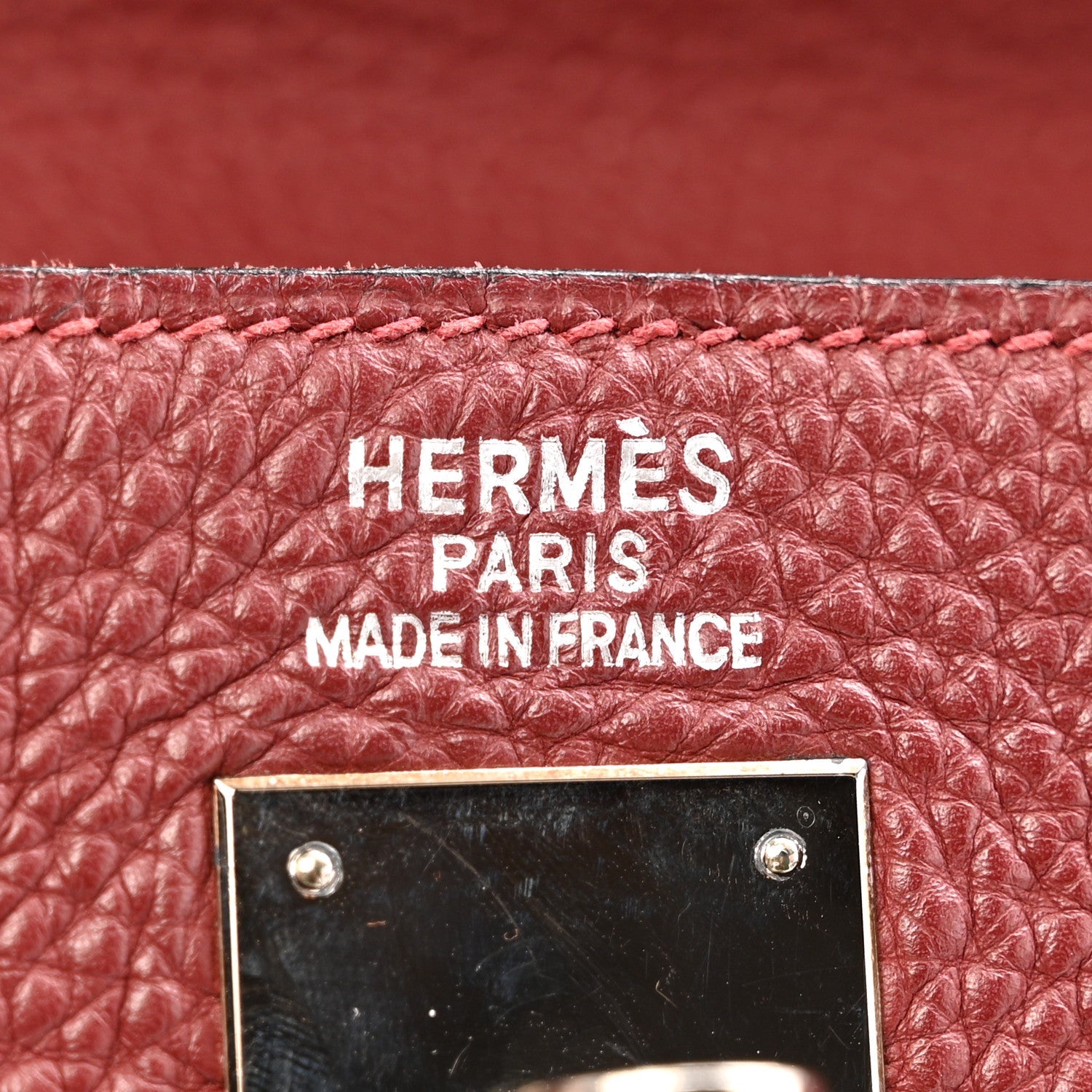 エルメス ケリー35 内縫い Rouge H トゴ シルバー金具 HERMES KELLY35 RETOURNE ROUGE H TOGO SILVER HARDWARE