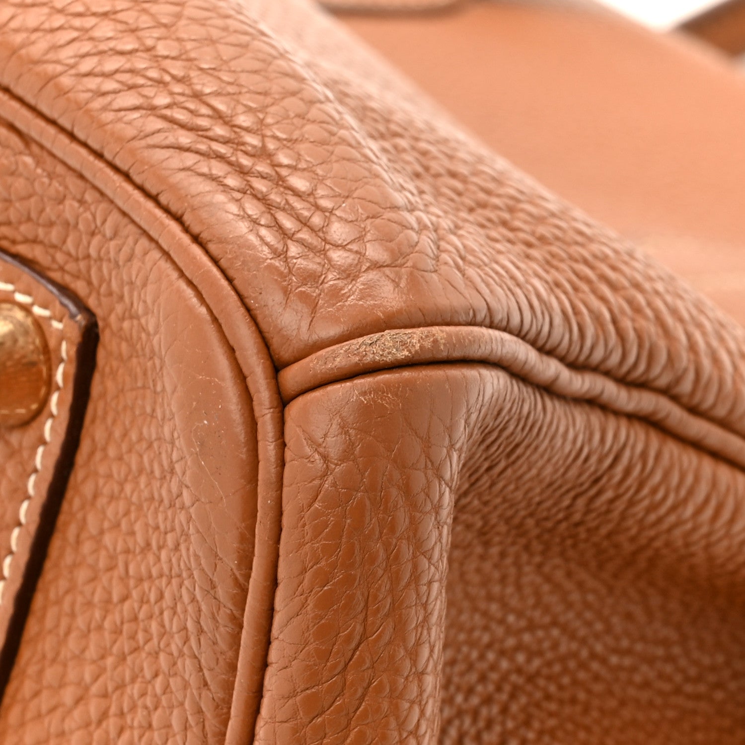 HERMES BIRKIN 35 GOLD TOGO GOLD HARDWARE