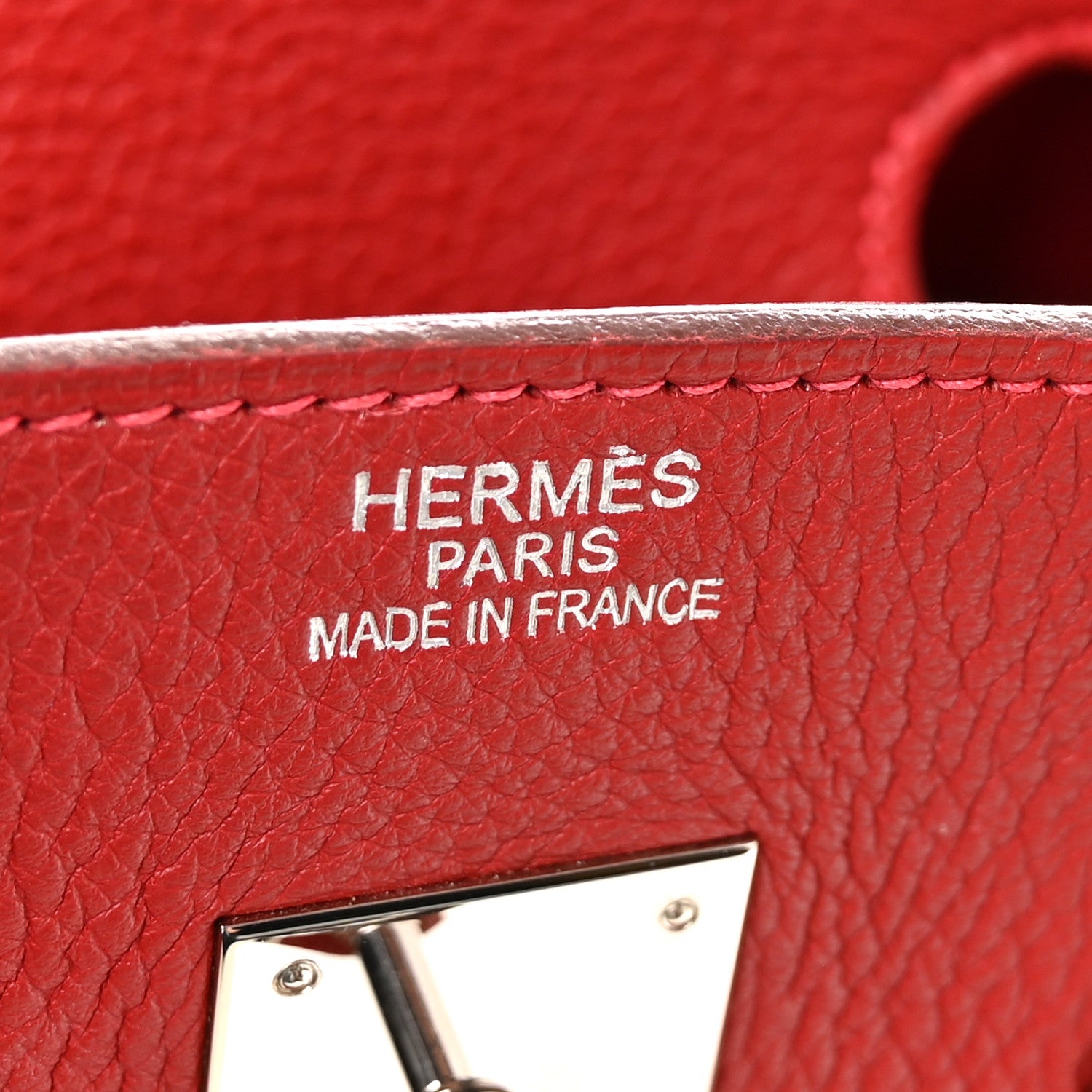 エルメス バーキン 35 Rouge Vif トゴ シルバー金具 HERMES BIRKIN 35 ROUGE VIF TOGO SILVER HARDWARE