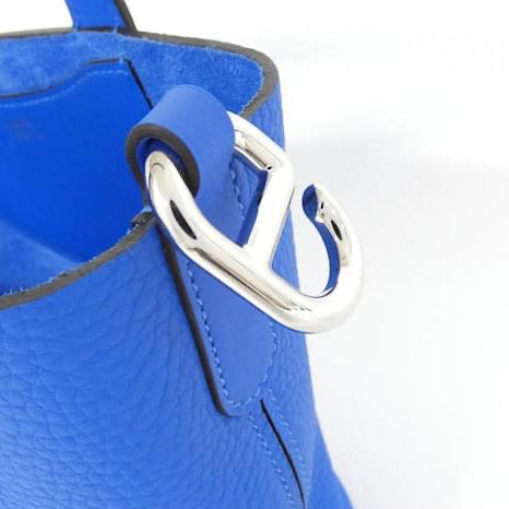 HERMES IN-THE-LOOP 18 BLEU HUDRA TAURILLON CLEMENCE SWIFT SILVER HARDWARE